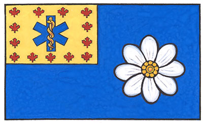 Flag of the Paramedic Chiefs of Canada (Northwest Territories)