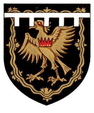 Armoiries brisées de William David Stephens, petit-fils de Wesley David Black