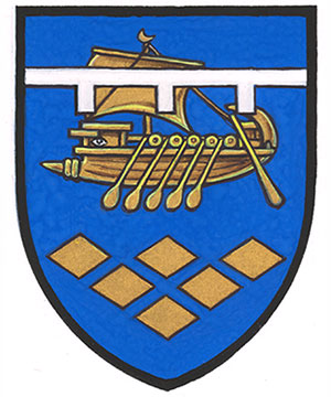 Differenced Arms for Latie Christie George, child of Fred George