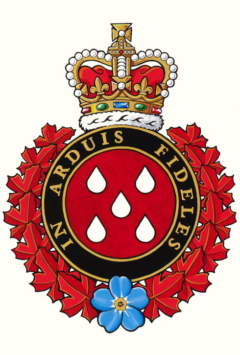 Badge of the Canadian Peace Officers' Memorial Association