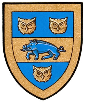 Armoiries brisées de Trent Maxwell Huram Jonson, fils de Halvar De La Cluyse Jonson