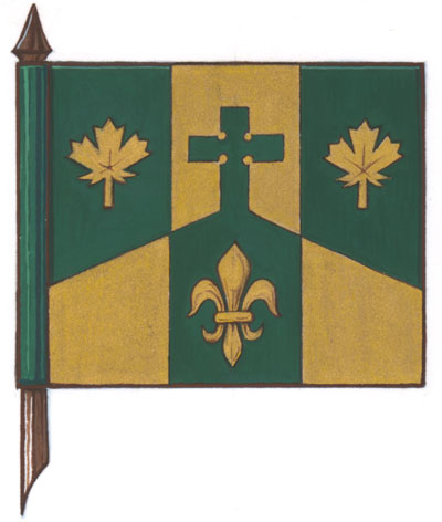 Flag of the Municipalité de la paroisse de Notre-Dame-du-Mont-Carmel