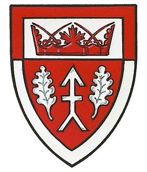 Differenced Arms for Kira Alexandra Wronska Dorward, daughter of David Kelsey Dorward