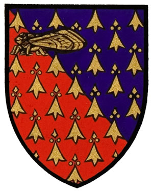 Armoiries brisées de Katherine Julia Ransom, fille de Ross Ernest Ransom