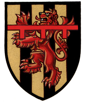 Differenced Arms for Sophia Leila Ravignat, granddaughter of Gilles Éric Ravignat