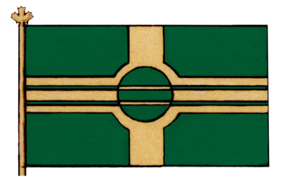 Flag of the Corporation of the Township of Nakina