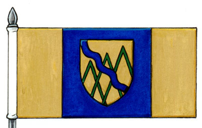 Flag of the Municipalité de Sainte-Angèle-de-Mérici