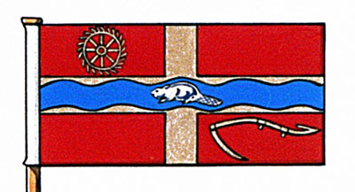 Flag of the Village of Russell