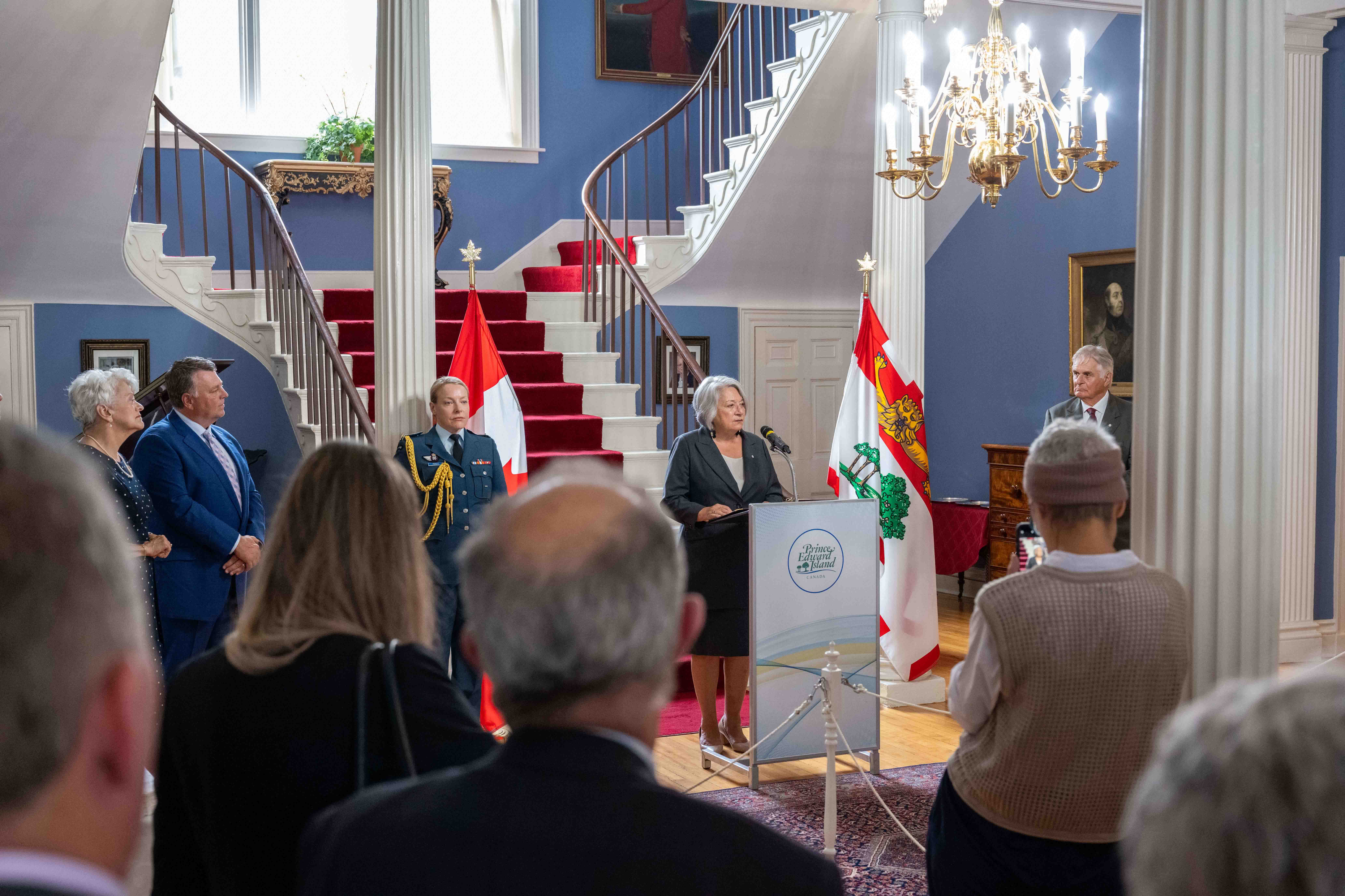 La gouverneure générale Mary Simon prononce son discours