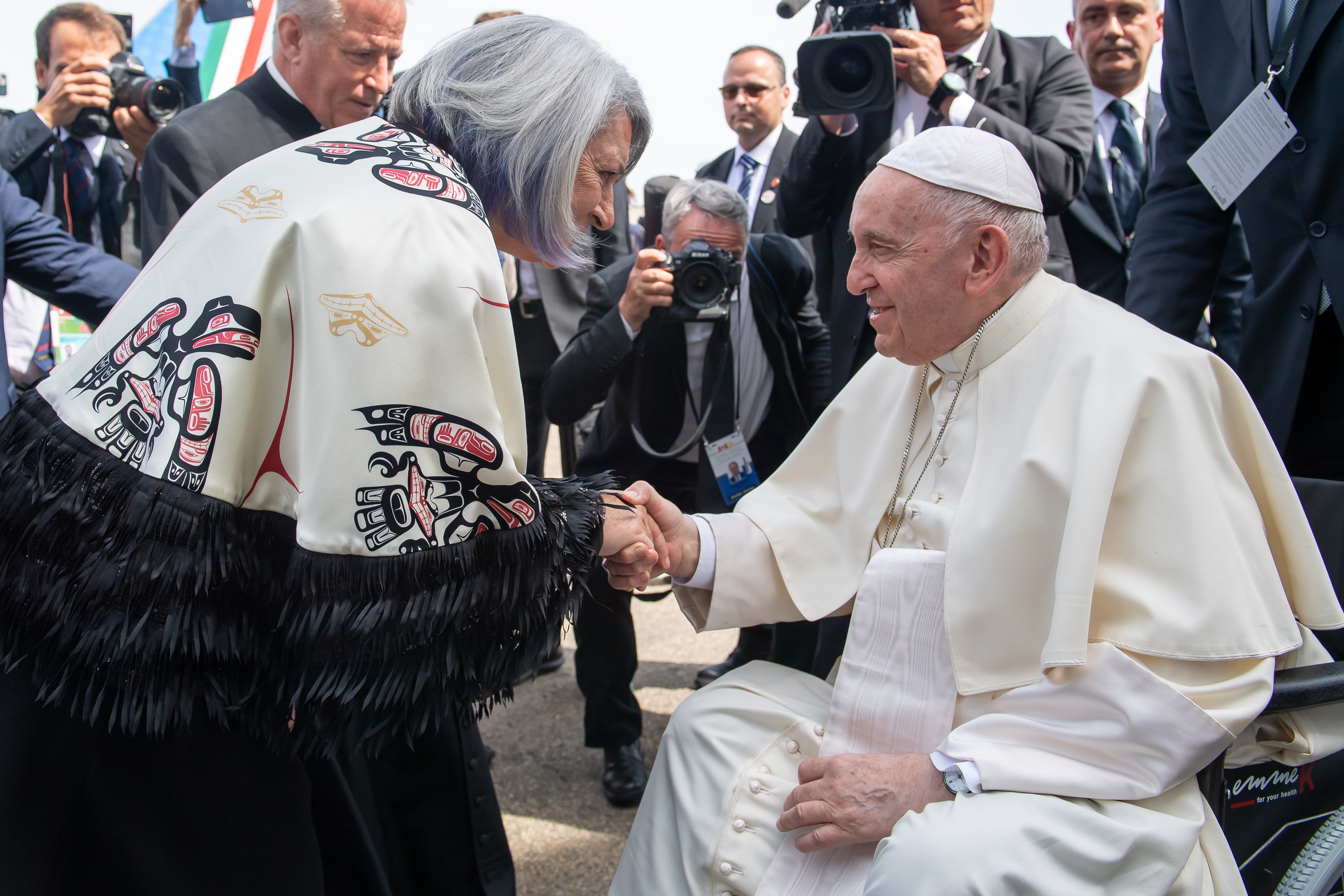 Governor General takes part in the visit of His Holiness Pope Francis | The General of Canada