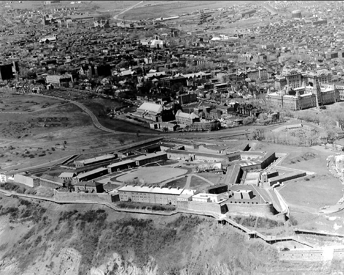 Aerial View of the Citadelle, circa 1960