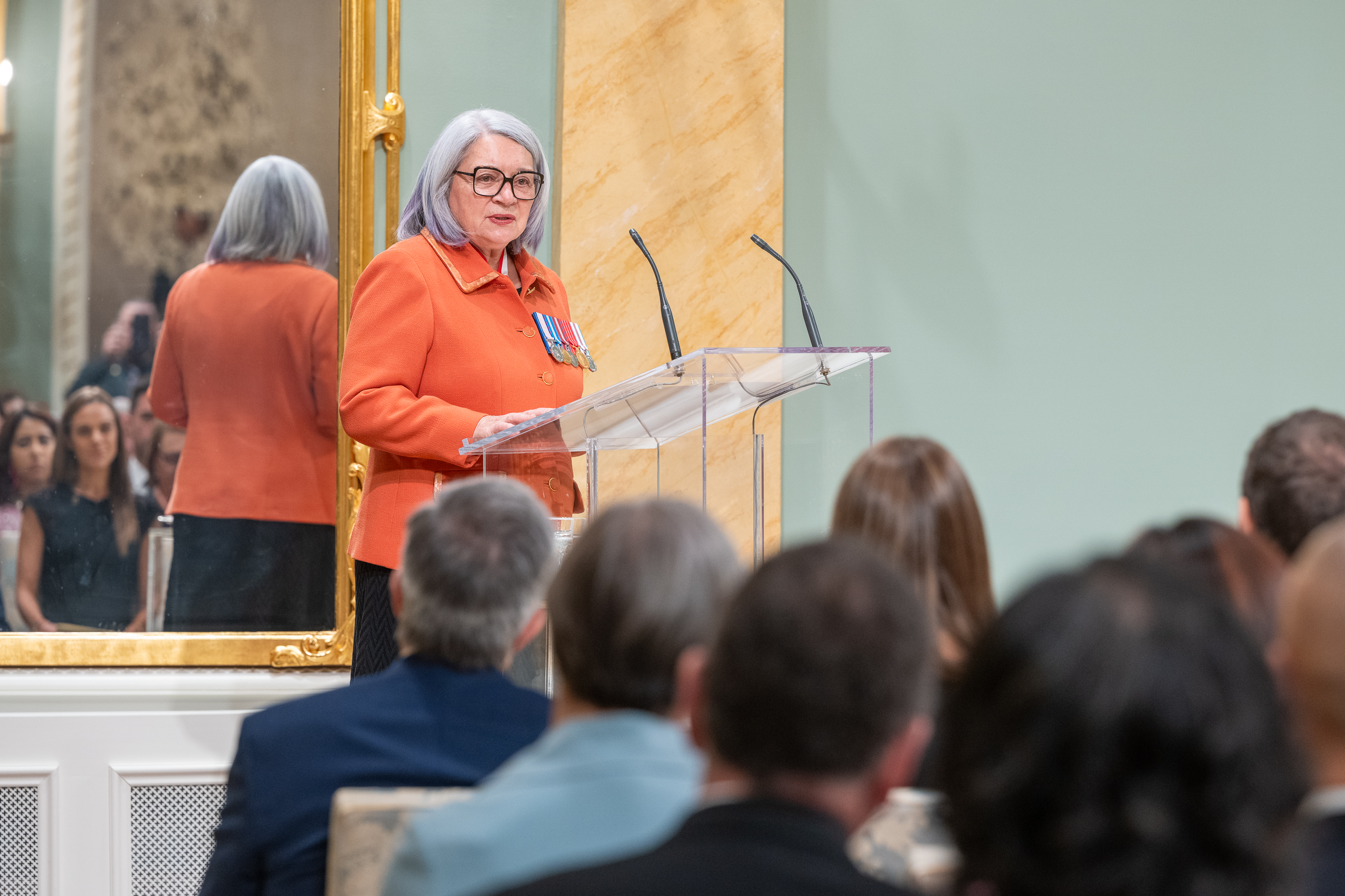 La gouverneure générale Mary Simon prononce son discours