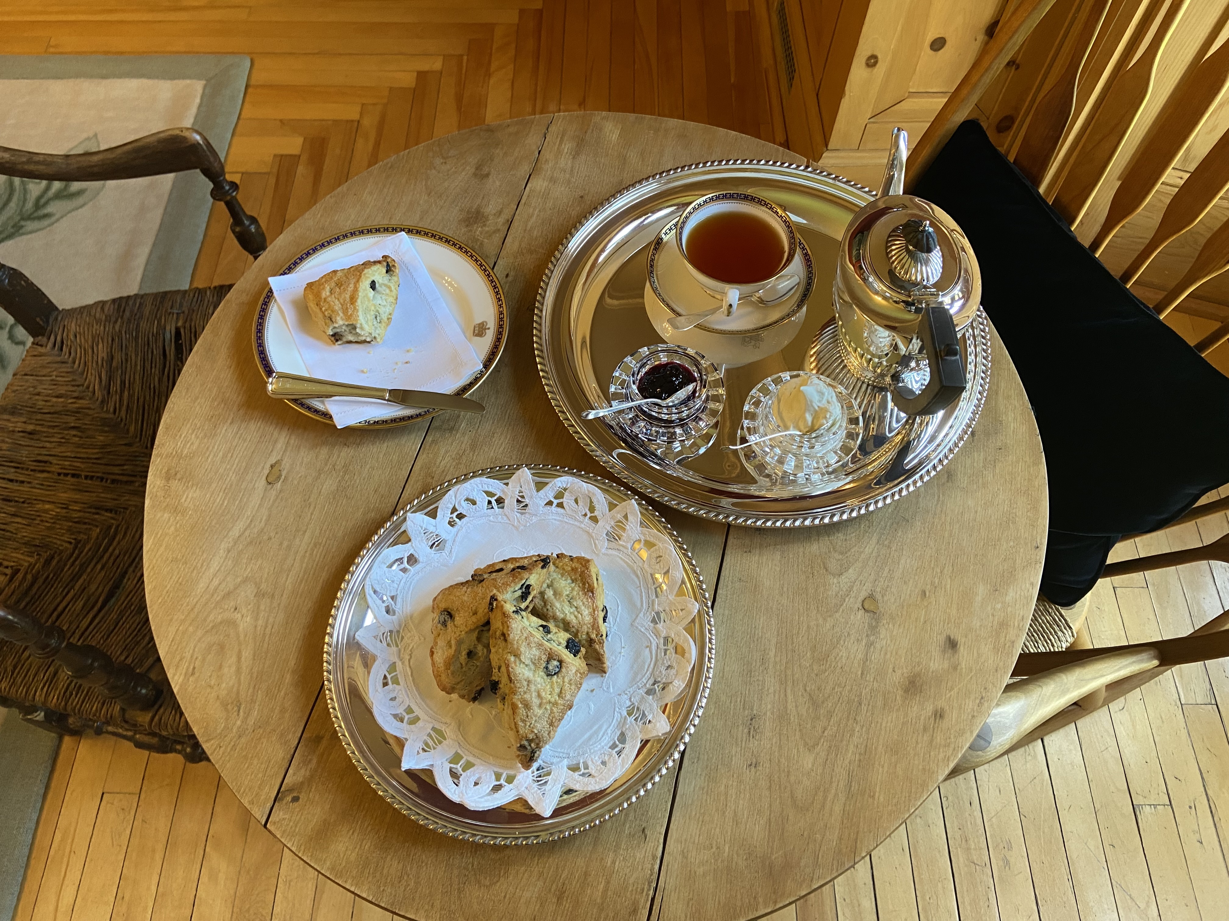 Blueberry lavender scones recipe