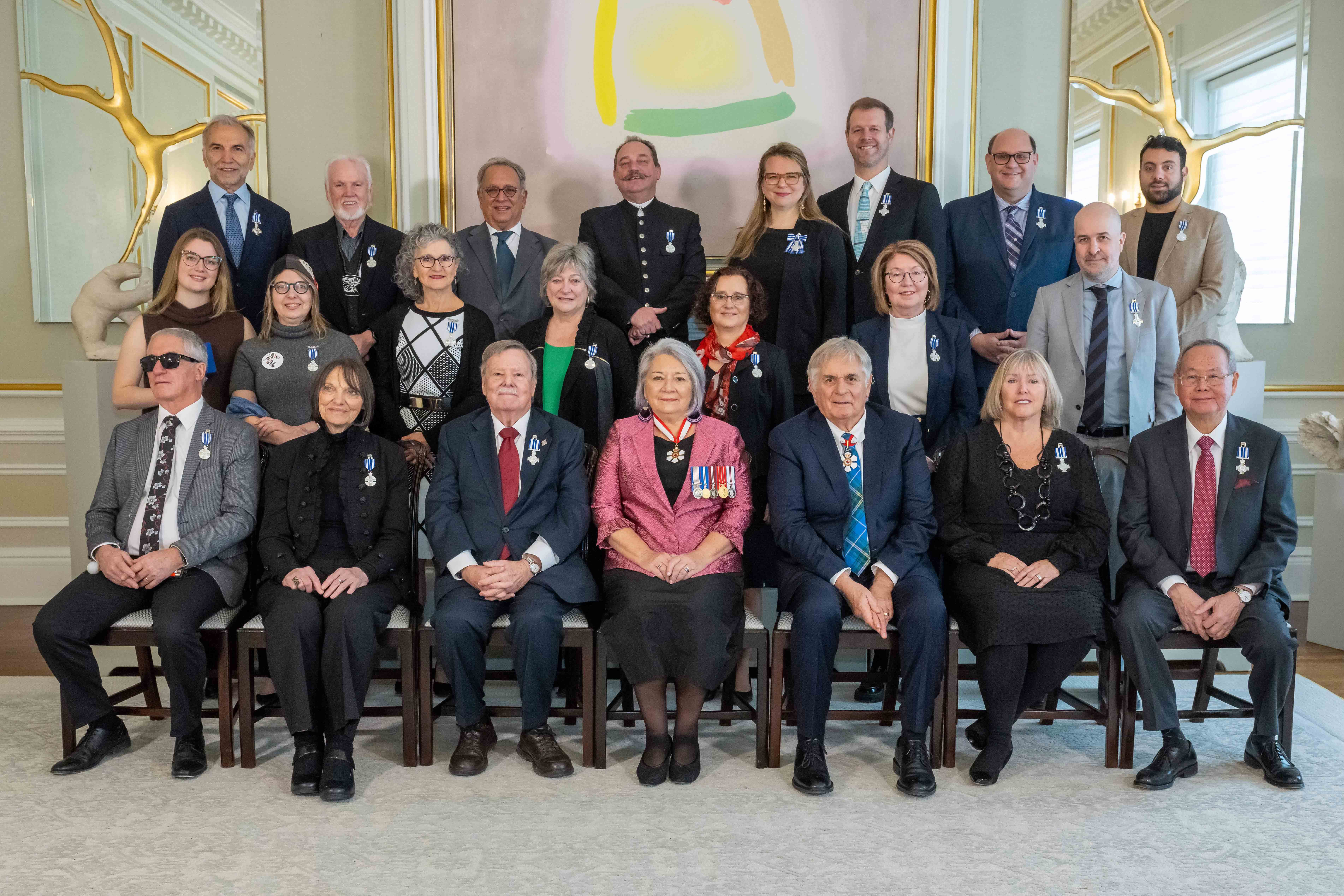 Governor General Mary Simon sits down with recipients