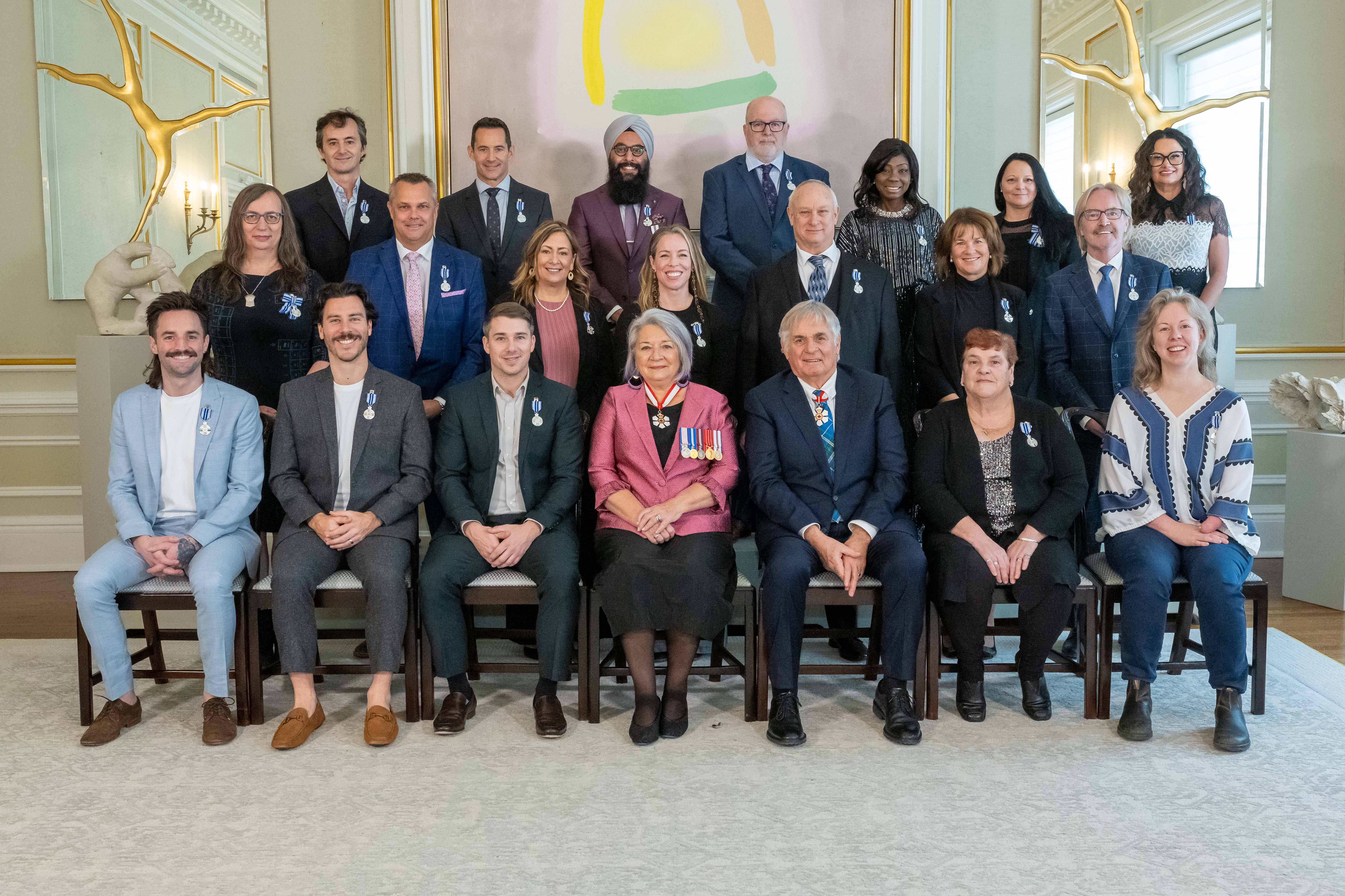 Governor General Mary Simon sits down with recipients