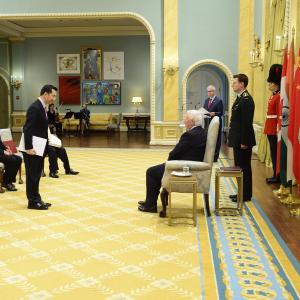 Présentation de lettres de créance