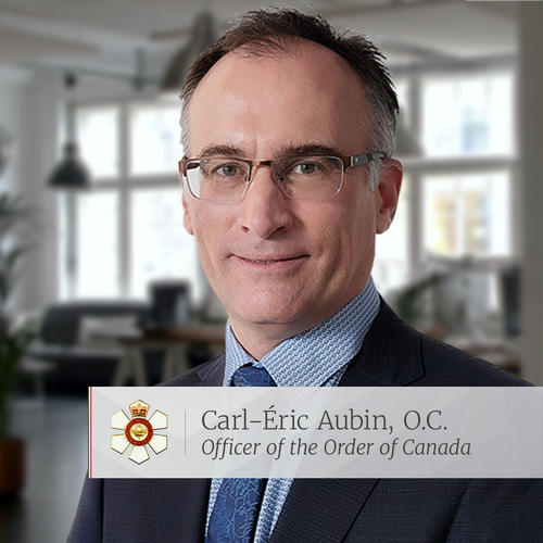 Carl-Èric Aubin - Officer of the Order of Canada