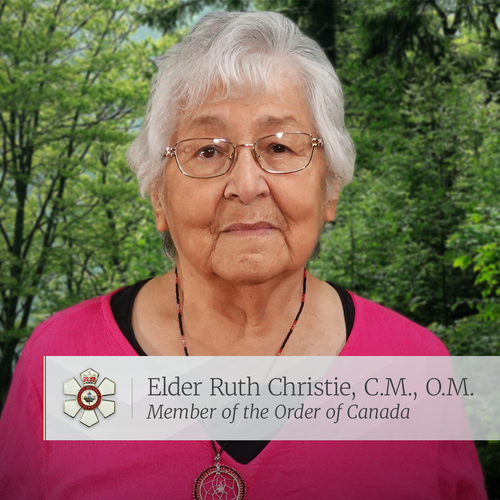 Elder Ruth Christie, C.M., O.M. - Member of the Order of Canada