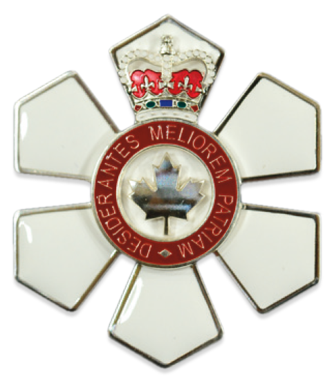 Order of Canada Officer (O.C.) medal.