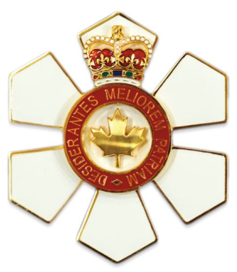 Order of Canada Member (C.M.) medal.