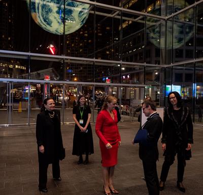 La gouverneure générale arrive au Centre des congrès de Vancouver.