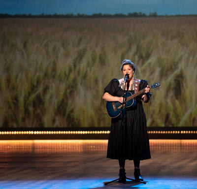 Andrina Turenne performing.