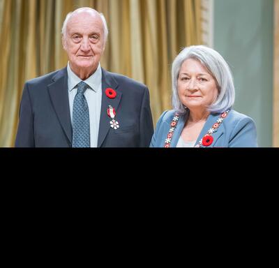 Ralph Pentland is standing next to the Governor General.