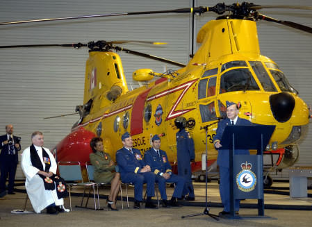Dedication and consecration of the new stand of colours of the Air