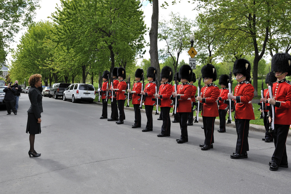 Visit to the Canadian Grenadier Guards in Montréal The Governor