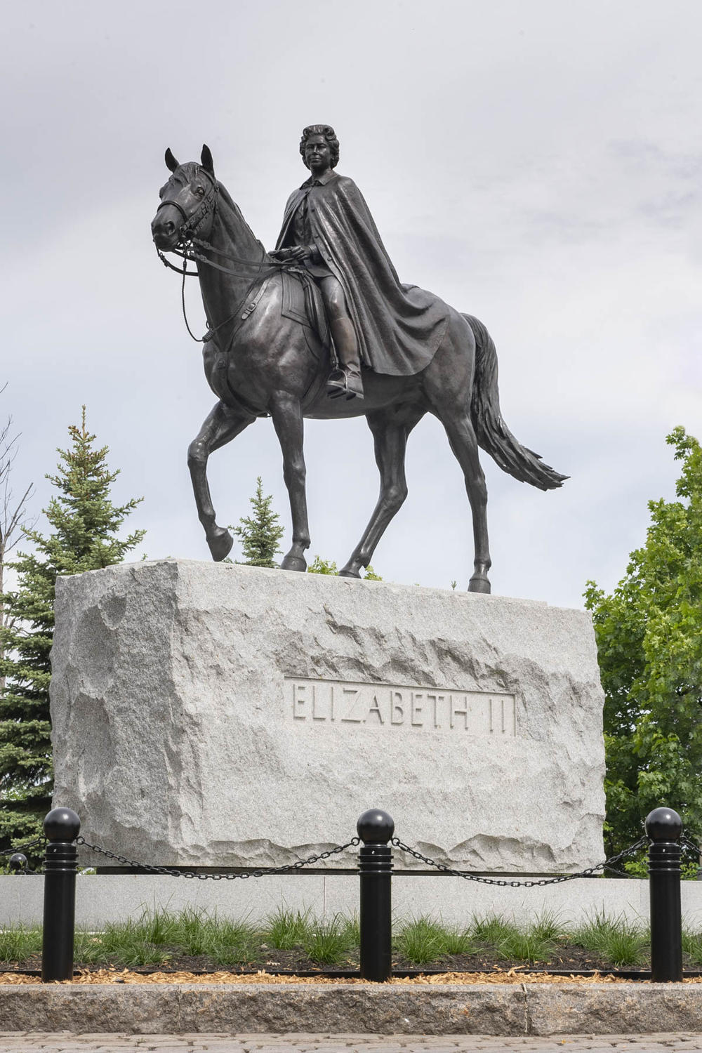 Inauguration of the Queen Elizabeth II Equestrian Monument The