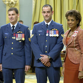 Her Excellency the Right Honourable Michaëlle Jean, Governor General of Canada, presented 43 Decorations for Bravery at a ceremony at Rideau Hall