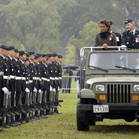 Ceremony for the consecration and dedication of the colours of the 3rd Battalion, Royal 22e Régiment