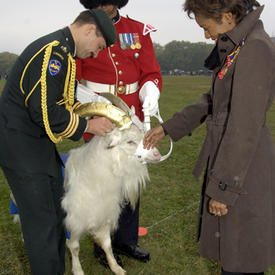 Ceremony for the consecration and dedication of the colours of the 3rd Battalion, Royal 22e Régiment