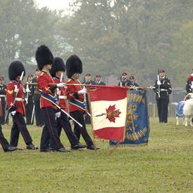 Ceremony for the consecration and dedication of the colours of the 3rd Battalion, Royal 22e Régiment