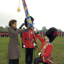 Ceremony for the consecration and dedication of the colours of the 3rd Battalion, Royal 22e Régiment
