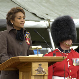 Ceremony for the consecration and dedication of the colours of the 3rd Battalion, Royal 22e Régiment