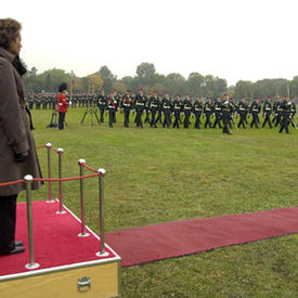 Ceremony for the consecration and dedication of the colours of the 3rd Battalion, Royal 22e Régiment