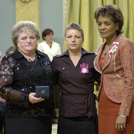 Her Excellency the Right Honourable Michaëlle Jean, Governor General of Canada, presented 43 Decorations for Bravery at a ceremony at Rideau Hall