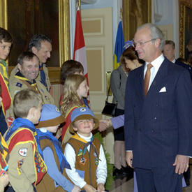 Visite d'État à Rideau Hall de Leurs Majestés, Carl XVI Gustaf, roi de Suède, et la reine Silvia