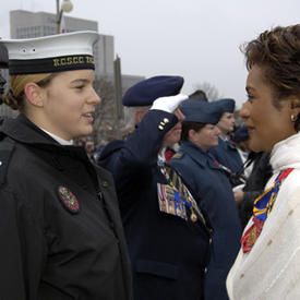 Governor General  unveils the Valiants Memorial at Confederation Square in Ottawa