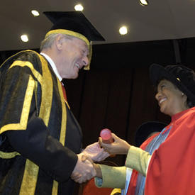 Governor General  receives honorary doctorate of Letters from McGill University in Montreal