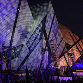 Inauguration architecturale du Michael Lee-Chin Crystal du Musée royal de l’Ontario (ROM), à Toronto.