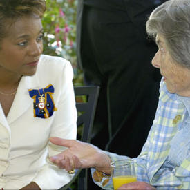 Lady Patricia receives the Meritorious Service Cross (Military Division)