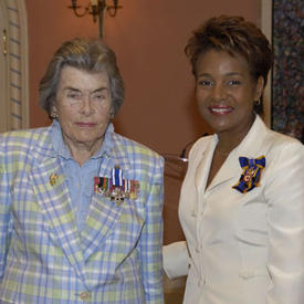 Lady Patricia receives the Meritorious Service Cross (Military Division)