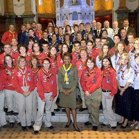 Remise de décorations – Association des Scouts du Canada
