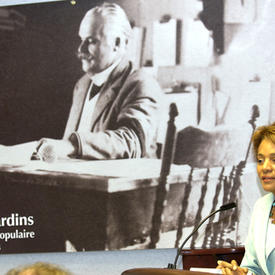 Visite à la Caisse populaire Desjardins à Lévis