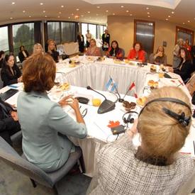 Visite officielle de la gouverneure générale en Argentine - Table ronde avec des femmes leaders de l’Argentine