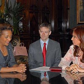 Visite officielle de la gouverneure générale en Argentine - Rencontre avec la présidente Cristina Fernández de Kirchner