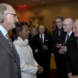 Meeting with recipients of Order of Canada in Vancouver