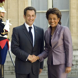Meeting with the President Nicolas Sarkozy